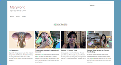 Desktop Screenshot of maryworld.com